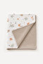100% Cotton Double-Sided Muslin Pique Blanket – 100X85 cm - 3