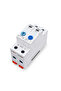 قاطع دائرة كهربائية ذكي بتقنية واي فاي 2P 1-63A DIN Rail TUYA 1-63A 1P 2P مع عداد طاقة وقياس الجهد والتيار - 2