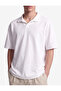 Cotton Short Sleeve Comfortable Fit Polo Collar T-Shirt - 4