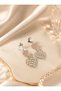 Silver Color Heart and Stone 316L Steel Earrings-Chic and Elegant Design-Heart Steel Earrings
