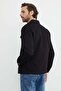 Zippered Pocket Judge Collar Denim Jacket - 8