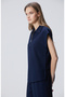 Lacivert Modal Karışımlı Sweatshirt - 5