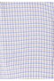 Relaxed Fit Shirt Neck Checked Women's Blue Long Sleeve Shirt - 5