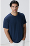 Lacivert Basic T-shirt