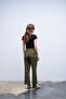Green Maria Pipe Leg Trousers - 4