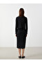 Esvab • Modern & Distinctive Zero Roba Collar Dress and Cardigan - 5