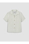 Nevavm Striped Boy's Shirt with Difference - 2