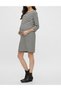 Rochie scurta, alb/negru