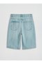 Two Mt Shop Quality Lcw Jeans Indigo Denim Straight Bermuda Women's Jean Shorts - 6