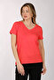 Basic Viscose V-Neck T-Shirt - 6