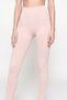High Waist Ribbed Seamless Gathering Sports Tights Yoga Pilates Fitness Leggings