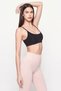 High Waist Ribbed Seamless Gathering Sports Tights Yoga Pilates Fitness Leggings - 5