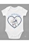 My First Love Is My Dad Printed Snap Fastener Baby Bodysuit