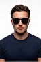 Varen Black Square Sunglasses Men's Uv400 Protection Thick Frame Modern City Style