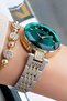 Special Boxed Women's Wristwatch Waterproof Two Color Steel Band + Bracelet Hmby2038C3 - 6