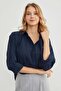 Crop Shirt with Butterfly Accessories - 5
