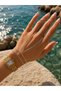 Sequin Chain Şahmeran Finger Link Bracelet Women's Waterproof Non-Tarnish Gift - 2