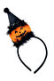 Halloween Girl's Crown with Orange Hat and Pumpkin Figure