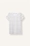 Striped Crew Neck Short Sleeve T-Shirt H8718Ax26Au - 5