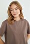 Basic Crew Neck Oversize T-Shirt - 7
