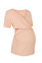 Dried Rose Mama Pregnant Creamy Envelope T-Shirt - 5