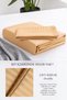 Line Cotton Duvet Cover Set 4 Piece Double Striped Duvet Cover Set | Hotel Duvet Cover Gold - 2