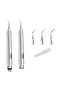 4 Holes Dental Ultrasonic Air Scaler with 3 Tips Tooth Calculus Remover Cleaning Tool Handpiece Whit - 7