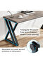 Modern Multi Function Office Computer Desk Simple Student Study Table for Home and Workplace 120 cm - 5