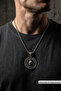 Viking Run with Lion Handcrafted Stainless Steel Chain Men's Necklace - 2