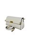 Dukidaso Off-White Lock Detailed Covered Women's Shoulder and Hand Bag |   Summer T8466 Off-White Single B - 3