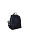 Duki Daso Black Leather Women's Backpack and Daily Shoulder Bag |   Summer T8506 Black 2 Compartment Zipper - 2