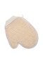 Composite 2-in-1 Body Scrub Shower Glove, 1 Piece Natural Cotton Linen Gentle Exfoliating Scrubber W - 8