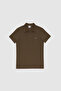 Women's Dark Khaki Basic T-Shirt 50323447-Vr111 - 7