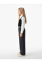 Elastic Waist Pocketed Viscose Blend Wide Leg School Trousers - 2