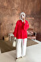 Tie-Up Summer Linen Kimono Bat Sleeve Oversize Women's Kimono Jacket Hijab Outerwear
