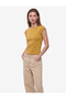 Cotton Regular Fit Cap Sleeve Crew Neck Basic T-Shirt - 2