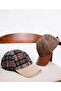 Herringbone Patterned Wool Cap - 3