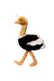 40CM black Hot 1pc 40cm/50cm Simulation Ostrich Plush Toy Stuffed Lifelike Animal Doll Soft Bird Pil - 8