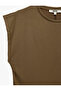 Modal Blend Crew Neck Short Sleeve Basic Pajama Top - 7