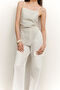 Velina Striped Strappy Asymmetrical Blouse - 4