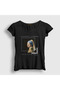 Women's Black Girl with a Pearl Earring Johannes Vermeer T-Shirt 553623Tt