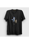 Unisex Black Pointing Mordecai and Rigby Regular Show T-Shirt 449543Tt