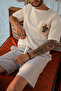 Michelangelo Beige 100% Cotton Double Size Men's Tshirt - 2