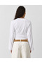 Fitted Long Sleeve Crew Neck Basic Blouse G9619 - 5