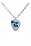 Thug Life Written Pen Shaped Double Sided Rock Sign Metal Chain Unisex Necklace