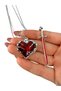 The Power of Our Love Sword Heart 2-Piece Couple Necklace Dating Lover Necklace - 2
