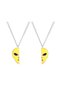 Alien bff necklace couple friendship 2-Piece Necklace