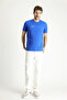 Crew Neck Slim Fit Slim Fit Printed Cotton T-Shirt - 2