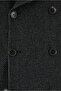 Patterned Wool Cashmere Double Breasted Coat - 3
