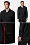 6 Drop Regular Fit Standard Cut Woolen Shirt Collar Pocket Elastic Waist Sports Unlined Suit - 5